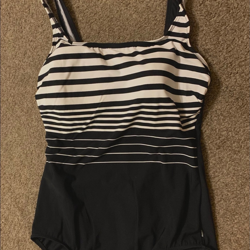 Plus Sized Women’s One Piece Swim Suit.